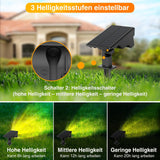 1 x RAW Customer Returns MEIKEE Solar Lamps 2700K Warm White Solar Spotlights for Outdoors 3 Brightness 3 Modes IP66 Waterproof Solar Lights for Garden, Tree, Garage, Path, Balcony 4 Pack - RRP €29.99