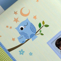 1 x RAW Customer Returns Kusso Photo Album for 200 Photos 10 x 15 cm Sleepy Owl Series for Children and Toddlers Blue - RRP €16.49