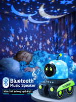 1 x RAW Customer Returns PIKOY starry sky projector children, 12 film night light children starry sky projector baby, HiFi Bluetooth night light starry sky, 1200 mAh rechargeable LED projector children night light baby - RRP €18.14