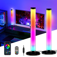 1 x RAW Customer Returns YAMYONE 360 Smart RGB Lightbar, 42cm LED Gaming Lighting, 16 Million Dimmable Sync with Music APP Control Remote Control Room Decoration Ambient Gaming Mood Light 42CM Round  - RRP €44.99