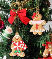 1 x RAW Customer Returns Gingerbread Man Ornaments for Christmas Tree - Assorted Plastic Gingerbread Figures Ornaments for Christmas Tree Hanging Decorations 3 Tall 12 Pack - RRP €11.34