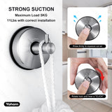 1 x RAW Customer Returns YOHOM Vacuum Suction Cup Hook Bathroom Towel Hook Bathroom Suction Hook Stainless Steel Wall Hook Towel Holder Extra Strong Coat Hook Bathrobe Hook Shower Kitchen No Drilling Brush Finish Silver 4 Pieces - RRP €27.99