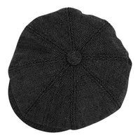 1 x RAW Customer Returns Charmylo Newsboy Style Flat Cap Peaked Cap Men Women - 8 Panel Peaky Herringbone Tweed Retro 1930s Flat Cap Gatsby Cap Flat Hat - RRP €18.14