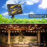 1 x RAW Customer Returns litogo outdoor solar fairy lights, 25 2 LEDs 9M G40 solar fairy lights bulbs outside IP55 waterproof 4 mode solar fairy lights for garden, wedding, balcony, house, Christmas decoration, warm white 2700K - RRP €34.99