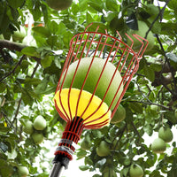 1 x RAW Customer Returns Suwimut Fruit Picker Tool, 2.4m 8FT Extendable Fruit Picker Pole with Large Rotating Basket, Length Adjustable Garden Tools, Fruit Catcher, Tree Picker for Picking Peach, Mango, Apple, Pear - RRP €18.14