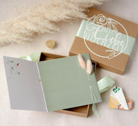 1 x RAW Customer Returns Tastefully and finely crafted wedding gift box in a set including card - ideal for cash gifts small items - Unique, handmade and original gift - RRP €18.1