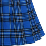 1 x RAW Customer Returns Dressystar Women s Checked Pleated Skirt Schoolgirl Basic Checked Tartan Mini Pleated Skirt Royal Blue Plaid S - RRP €21.91