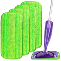 1 x RAW Customer Returns AIDEA Floor Cloths Floor Mop Dry Floor Cloths Compatible with Swiffer Sweeper, Wiper against Dust, Animal Hair Allergens, 4 Pack - RRP €11.99