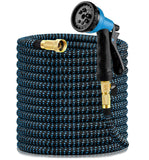 1 x RAW Customer Returns HBselect garden hose flexible water hose 3 4 inch stretchable high pressure nozzle 3x length 9 functions flexible hose gardening car washing pet yard - RRP €25.99