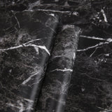 2 x Brand New Hode Black Marble Furniture Film Self-adhesive Film for Furniture 40cmx3m Adhesive Film Kitchen Decorative Film Worktop Film for Table Cupboard Door Waterproof Wallpaper - RRP €48.0