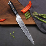 1 x RAW Customer Returns TURWHO damask knife kitchen knife 20cm professional extra sharp knife chef knife all-purpose knife made of Damascus steel chefs knife for cutting - RRP €39.97