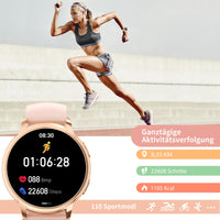 1 x RAW Customer Returns TIFOZEN Smartwatch Women s with Phone Function, 1.52 HD Fitness Watch, 110 Sports Modes, Heart Rate SpO2 Sleep Monitor, IP67 Waterproof, Calorie Step Activity Tracker for Android iOS Rose Gold - RRP €49.99