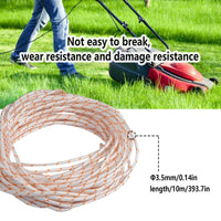 1 x Brand New 3 Pieces Recoil Starter Handle Lawn Mower with Rope 10-Meter, 3.5mm Pull Cord, Handle Starter Handle for Lawn Mower Chainsaw Trimmer Engine, Trimmer Edger, Brush Cutter - RRP €24.0