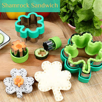 52 x Brand New Keepaty Shamrock Cookie Cutters Set, 8-piece St. Patrick s Day four-leaf cookie cutter stamp shape - RRP €576.68