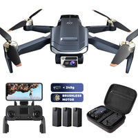 1 x RAW Customer Returns Durable Brushless Motor Drone with 84mins Super Long Flight Time, Drone with 2K HD Camera for Beginners, CHUBORY A77 WiFi FPV Quadcopter, Follow Me, Auto Hover, 3 Batteries, Carrying Case - RRP €139.99