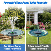 1 x RAW Customer Returns SZMP Solar Fountain for Outdoors 2024 Upgraded, 3.5W Solar Fountain for Outdoors with 8 DIY Spray Effects, Solar Pond Pump Solar Floating Fountain Pump for Garden, Bird Bath, Pond, Water Feature - RRP €18.68