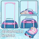 1 x RAW Customer Returns Disney Stitch children s suitcase girls boys - trolley hand luggage travel suitcase children with wheels cabin bag for vacation official Stitch fan article - 47x30x17cm Pink Minnie  - RRP €34.48