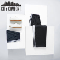 1 x RAW Customer Returns CityComfort Jogging Pants Men - Training Pants Men Long Polyester M-3XL Navy Blue, 3XL  - RRP €20.99