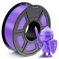 1 x RAW Customer Returns JAYO PLA Filament 1.75 mm, Higher Tenacity PLA Plus 3D Printer Filament, Dimensional Accuracy - 0.02 mm, Neatly Wound, 1.1 kg Spool 2.42 LBS, 330M , Purple PLA  - RRP €25.99