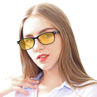 1 x RAW Customer Returns Suertree Blue Light Glasses 95 Anti-blue Light Reading Glasses Yellow Glasses UV Protection Computer Glasses Game Glasses for PC 1.5X BM163 - RRP €20.16