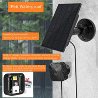 1 x RAW Customer Returns Solar Panel for Blink Camera Outdoor, 2W Blink Camera Solar Panel Compatible with Blink Outdoor, Blink XT2 XT Camera SimpliSafe Camera Not Included , IP66 Blink Outdoor 3rd Gen with Rubber Plug 1 Pack  - RRP €21.34