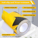 3 x RAW Customer Returns HAUSEIGN anti-slip adhesive tape, 2 rolls 5M x 10cm thick anti-slip strips black, waterproof safety tape non-slip for stairs, ladders and slippery floors inside and outside - RRP €69.54