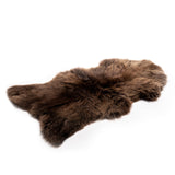 1 x RAW Customer Returns Decorating Sheepskins Lambskin Real Brown 120-130cm, odorless, soft sheepskin real large, fur carpet white, fur for chairs, sheepskins, lambskins - RRP €70.58