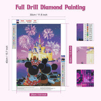 3 x Brand New NAIMOER Mouse Diamond Painting Adults, 5D Diamond Painting Pictures Cartoon Diamond Painting Adults Mouse Diamond Painting Children DIY Diamond Painting for Home Wall D cor 30x40cm - RRP €61.2