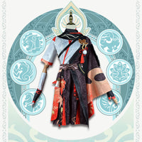 1 x RAW Customer Returns OSIAS Genshin Impact Kazuha Cosplay Costume XXL  - RRP €115.99