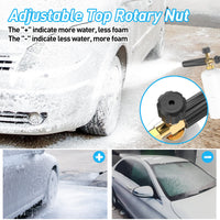 1 x RAW Customer Returns Stone Banks Adjustable Foam Lance Foam Nozzle, 1L Foam Cannon Compatible with K rcher K Series K2 K3 K4 K5 K6 K7 High Pressure Washer Foam Gun, Snow Foam Lance Soap Dispenser for Car Wash - RRP €20.75