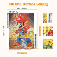 20 x Brand New NAIMOER Cartoon Diamond Painting Adult Set, 5D Diamond Painting Pictures Cartoon Diamond Painting Adults Animals Diamond Painting Children DIY Diamond Painting for Home Wall D cor 30x40cm - RRP €408.0