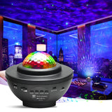 1 x RAW Customer Returns LED night light starry sky projector, Galaxy star light projector with Bluetooth speaker, remote control and timer, star projector for bedroom and decoration, gifts for children and adults - RRP €19.99