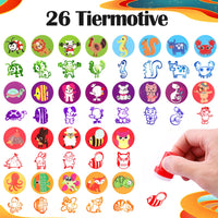 1 x Brand New EOGRFW stamps children, 26 pieces stamp set animals, stamp children stamps, self-inking stamp set, children s self-inking stamps - RRP €8.05