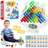 6 x Brand New Bambebe 48 PCS Tetra Tower Balance Game, Swing Stack High Children s Balance Toy, Stacking Blocks Balancing Game Puzzle Games Gifts for Boys and Girls from Years 3  - RRP €70.68