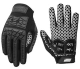 1 x RAW Customer Returns Seibertron Lineman Linebacker Gloves 2.0 Padded Palm American Football Receiver Gloves, Flexible TPR Impact Protection Back of Hand Gloves Adult Sizes Black XXL - RRP €37.99