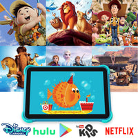 1 x RAW Customer Returns Ascrecem children s tablet 10 inch Android tablet children with WiFi dual camera IPS display 2GB 32GB, learning children s tablet from 3-14 years, toddler tablet PC with child-proof case Youtube Google Play blue  - RRP €89.99