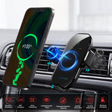 1 x RAW Customer Returns Car phone holder with charging function, Smart Sense Qi 15W Fast Wireless Charger Car Inductive Charging Automatic Induction Car Charger Car Suction Cup for iPhone 12 13 14 Pro - RRP €27.53