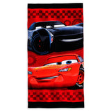 1 x RAW Customer Returns Disney Store Official Pixar Cars Beach Towel, 163 cm, Lightweight pool towel made of soft cotton with Lightning McQueen and Jackson Storm print - RRP €20.4