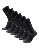 1 x RAW Customer Returns DANISH ENDURANCE Merino hiking socks for men, women children, 3 pairs, trekking socks black grey, 39-42  - RRP €37.95