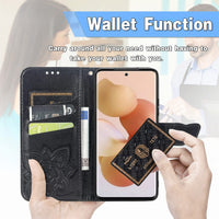 1 x Brand New TIANYUE Mobile Phone Case for Samsung Galaxy A14 4G, Butterfly Embossing PU Leather Flip Case, Mobile Phone Case with Card Slot Stand Function Wallet Case for Samsung Galaxy A14 4G - RRP €21.6