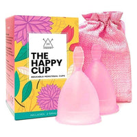 31 x Brand New HAWWWY Premium Soft Menstrual Cup- 2 Packs - Most Comfortable, Soft, Reusable, 12 Hours Endurance Eco-Friendly - Active Cups, Smooth Grip - Tampon Pad Alternative - 2 Small Pink  - RRP €706.8