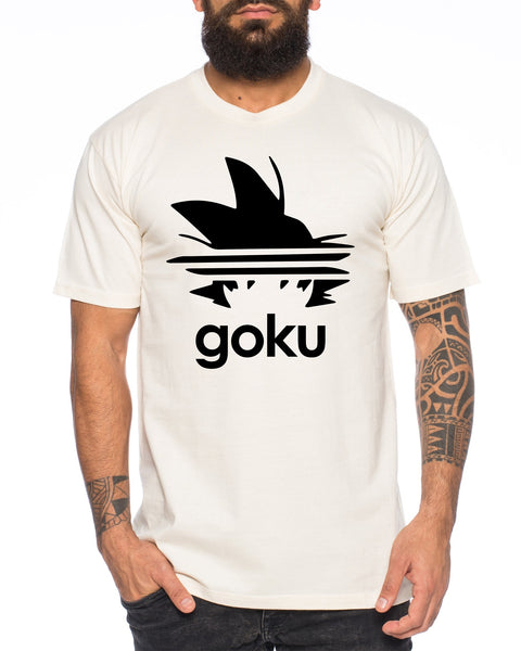 1 x RAW Customer Returns WhyKiki Adi Goku Men s T-Shirt Dragon Master Son Ball Vegeta Turtle Roshi Db, Farbe2 Natur Gr e2 XXL - RRP €24.0