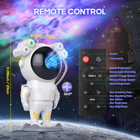 1 x RAW Customer Returns JKUSS Astronaut Starry Sky Projector, LED Galaxy Projector with Remote Control 16 Modes Galaxy Light Projector for Kids Adults Bedroom Room Decoration, Gifts for Kids and Children - RRP €22.99