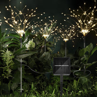 1 x RAW Customer Returns iFalarila 4 Pack Solar Lights Outdoor - 8 Modes Firefly Lights Solar Outdoor 1200mAH Solar Panels, Garden Decorations for Yard, Path, Garden, Patio - Warm White - RRP €27.99