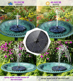 1 x RAW Customer Returns SZMP 4W Solar Fountain for Outdoor Use 2024 Upgraded, 60 LED Lights Solar Fountain Pond Pump Solar with 8 Effects, 4000mAh Battery, Solar Floating Fountain Pump for Garden Pond, Bird Bath, Water Feature - RRP €39.99