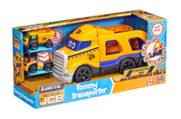 1 x Brand New Teamsterz My First JCB Tommy Transporter Vehicle Playset Construction Cars, Trucks and Vehicles Toys Indoor and Outdoor Sandpit Toys Toy Car Transporter - RRP €19.2