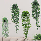 1 x RAW Customer Returns Lighterday set of 4 artificial hanging plants, artificial plants, artificial plants hanging with pots, artificial hanging plants, artificial plants for indoors and outdoors, , homes, gardens, offices,s - RRP €18.01