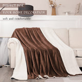 3 x Brand New VOTOWN HOME Cuddly Blanket Fluffy XXL Blanket 220x240 cm, Thick and Warm Sherpa Blanket, Oeko-TEX Certified Soft Fleece Blanket for Sofa Bed, Dark Brown - RRP €89.67