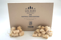 1 x RAW Customer Returns Log-Barn 500 Natural Eco Firelighters - 500 Wood Wool Flame Starters, Fire Starters per Box. Ideal for lighting fireplaces, stoves, grills, pizza ovens, campfires and smokers - RRP €36.99