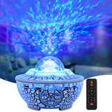 1 x RAW Customer Returns Joycabin LED Starry Sky Projector Galaxy Light Night Light Ocean Wave Projector Starlight Projector LED Aurora Bluetooth Music Projector for Kids Adults Bedroom Decor Party Gift - RRP €19.74